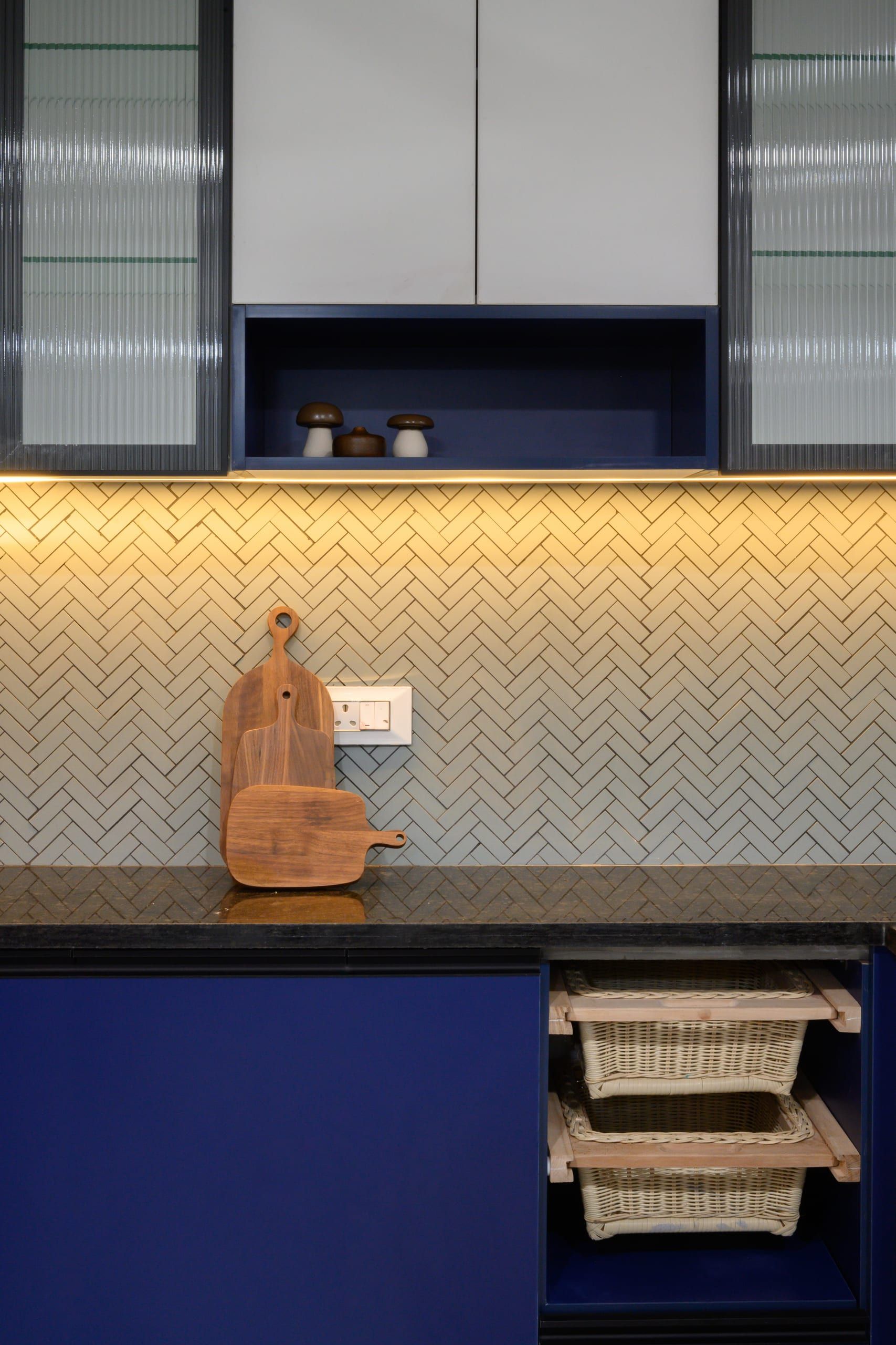 Aangan — modular kitchen interior detail Powai Mumbai